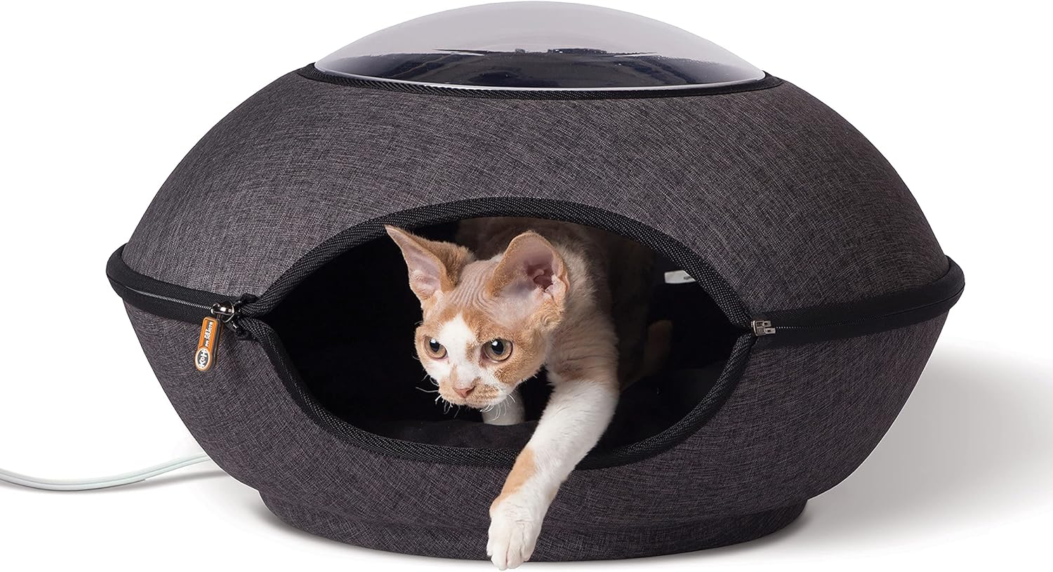 K&H Pet Products Thermo Lookout Pod - Cama térmica para gatos grandes, cueva...