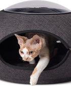 K&H Pet Products Thermo Lookout Pod - Cama térmica para gatos grandes, cueva...