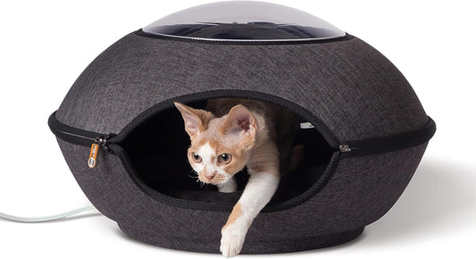 K&H Pet Products Thermo Lookout - Cama térmica para gatos de interior o perros...