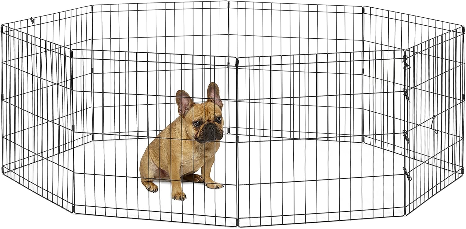 New World Pet Products - Cerco de metal plegable para ejercicio y parque de...