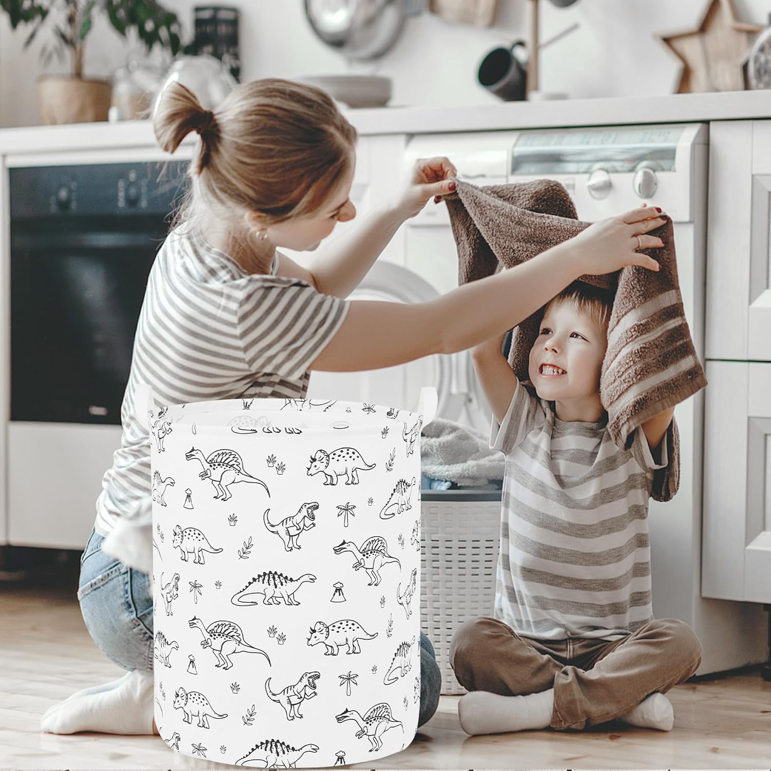 Cesta plegable para ropa sucia para bebé, para guardería, niñas, niños, cesta...