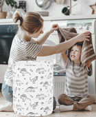 Cesta plegable para ropa sucia para bebé, para guardería, niñas, niños, cesta...
