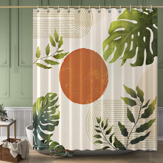 EOSAHR Cortinas de ducha bohemias para decoración de baño, juego de cortinas de...