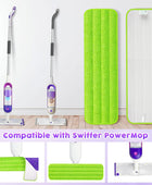 Paquete de 6 almohadillas reutilizables para trapeador compatibles con Swiffer...