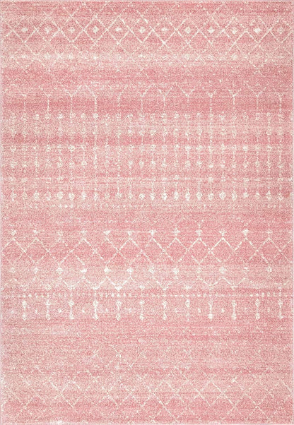 Alfombra marroquí Blythe Accent, 91 x 152, rosa