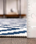 nuLOOM Kellee - Alfombra ultra fina lavable a máquina, diseño de diamantes...