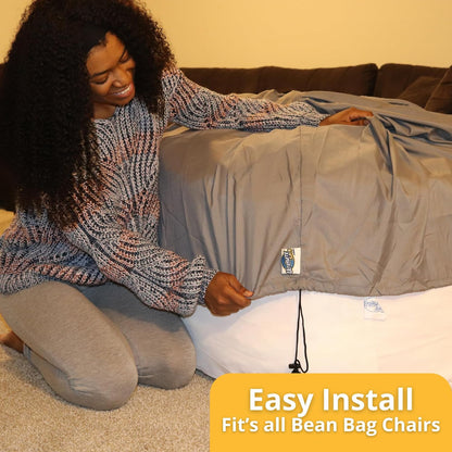SackGuard Funda universal resistente al agua para todas las sillas puff Protege