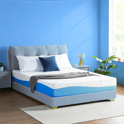 Colchón de espuma viscoelástica Olee Sleep de 10 pulgadas con capa superior de
