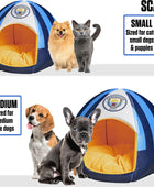 Maccabi Art Manchester City - Cama de fútbol para perros, cama temática...