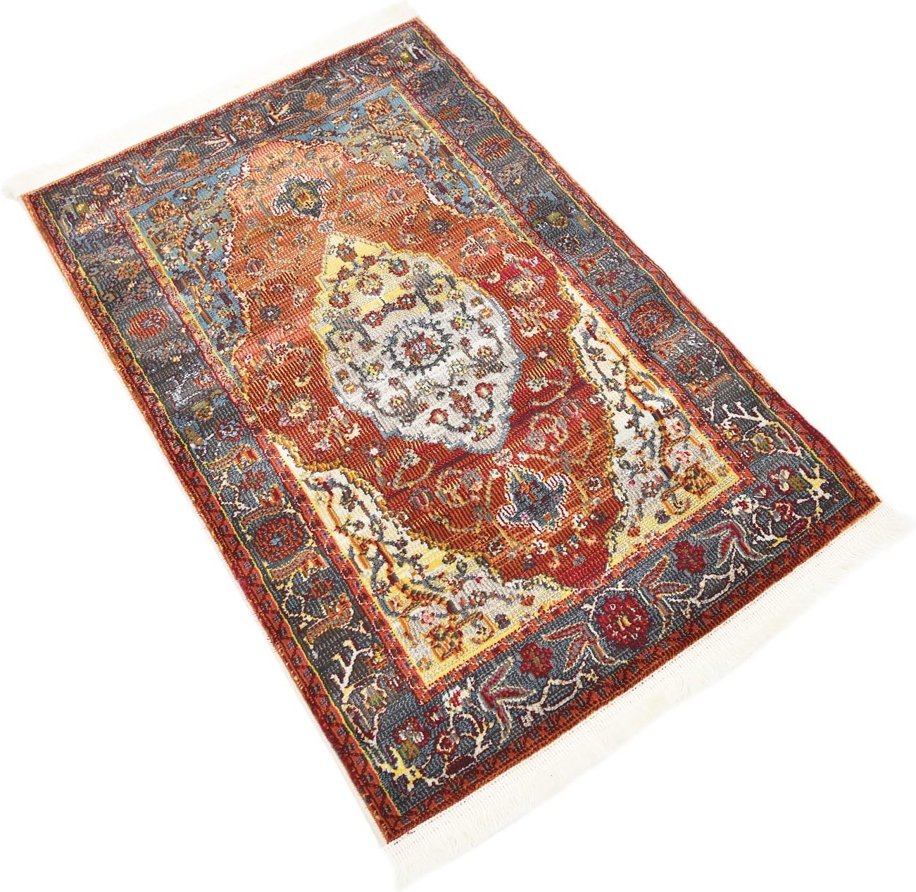 Unique Loom Baracoa Collection - Alfombra Miramar (2 pies 2 pulgadas x 3 pies 1...