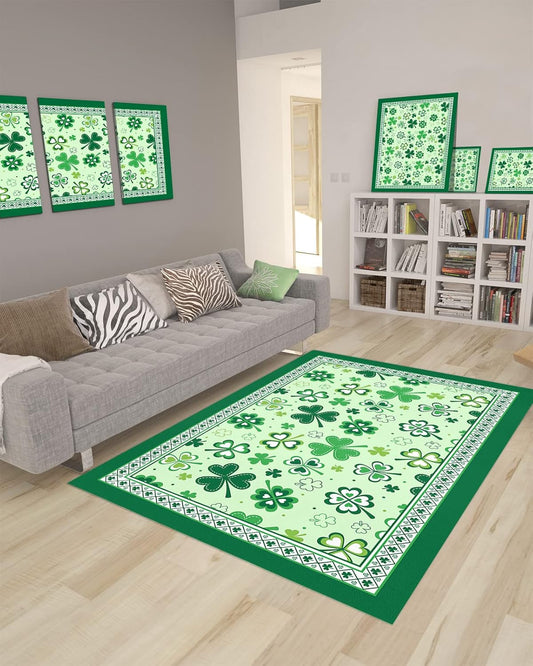 Alfombra de área grande de 5 x 8 pies, suave para habitación de los niños,...