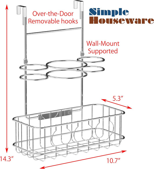 Simple Houseware secador de pelo y herramientas de estilo organizador