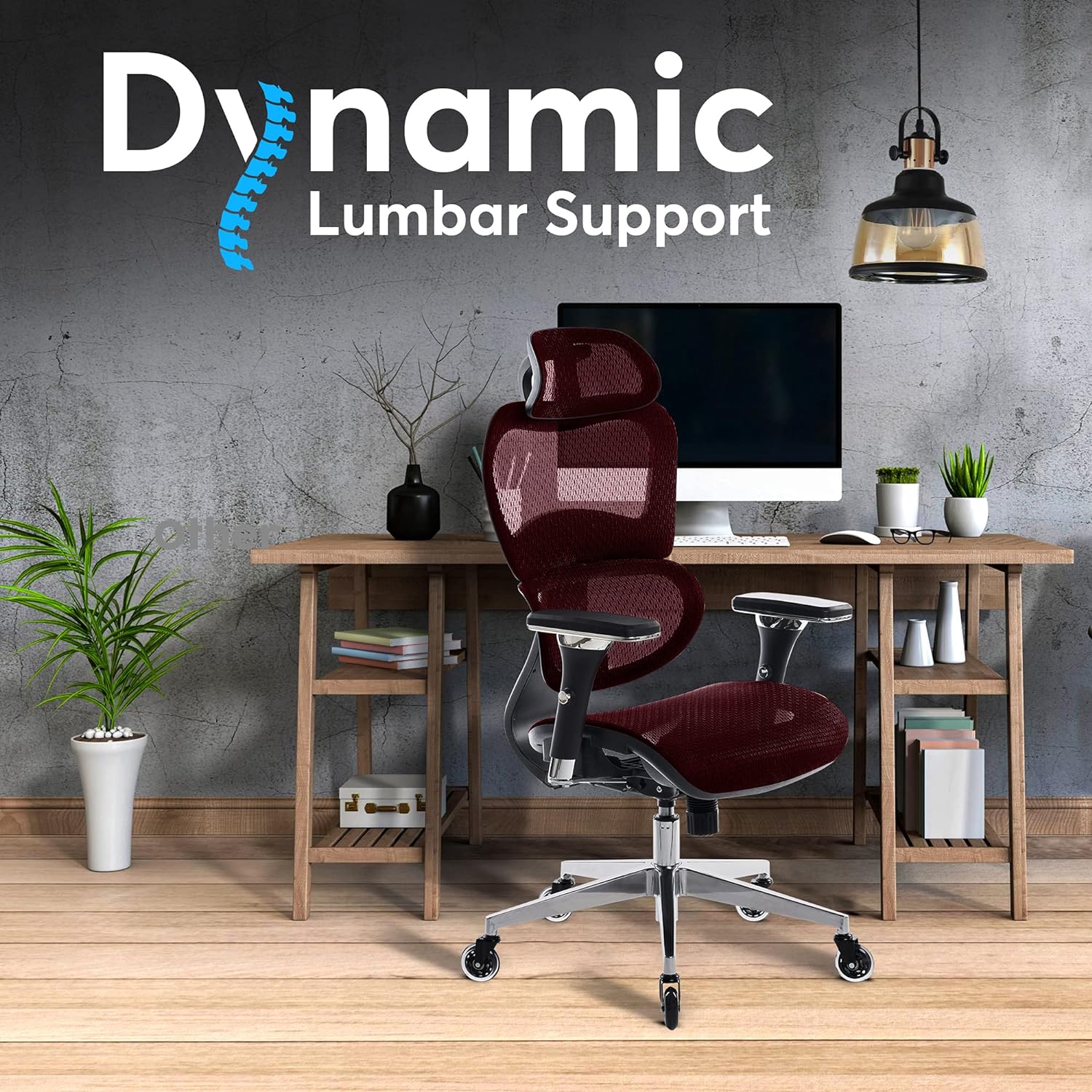 Oline ErgoPro Silla de oficina ergonómica  Silla de escritorio con reposabrazos...