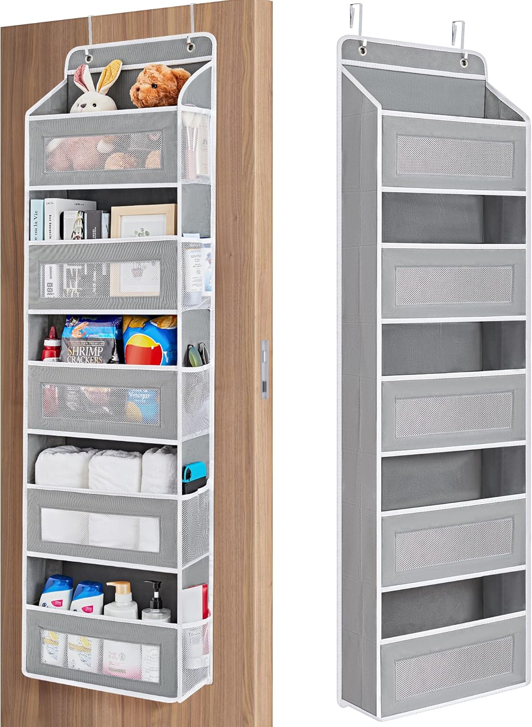 JARLINK Organizador de almacenamiento sobre la puerta, organizador de puerta