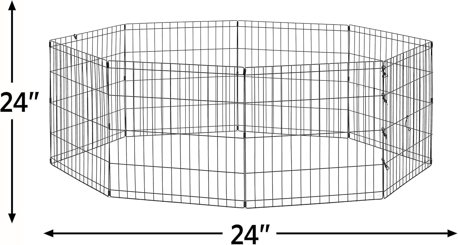 New World Pet Products - Cerco de metal plegable para ejercicio y parque de...