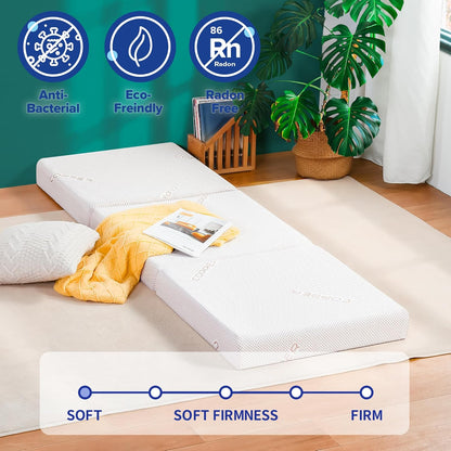 Olee Sleep Cubrecolchón de espuma viscoelástica antibacteriana de triple