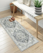 LIVEBOX Alfombra de pasillo lavable de 2 x 6 pies, alfombra bohemia de cocina...