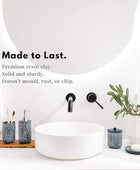 Juego de accesorios de baño azul marino de alta calidad. Decoración de baño...