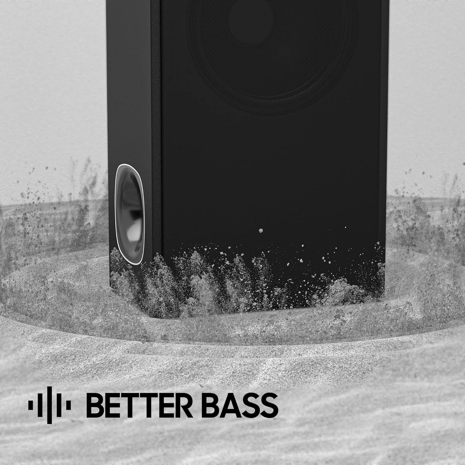 Barra de sonido para TV, barra de sonido PHEANOO 2.1 CH con subwoofer, HDMI...