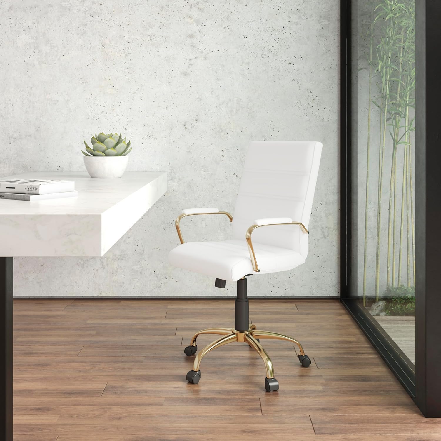 Flash Furniture - Silla giratoria ejecutiva Whitney para oficina, con respaldo...