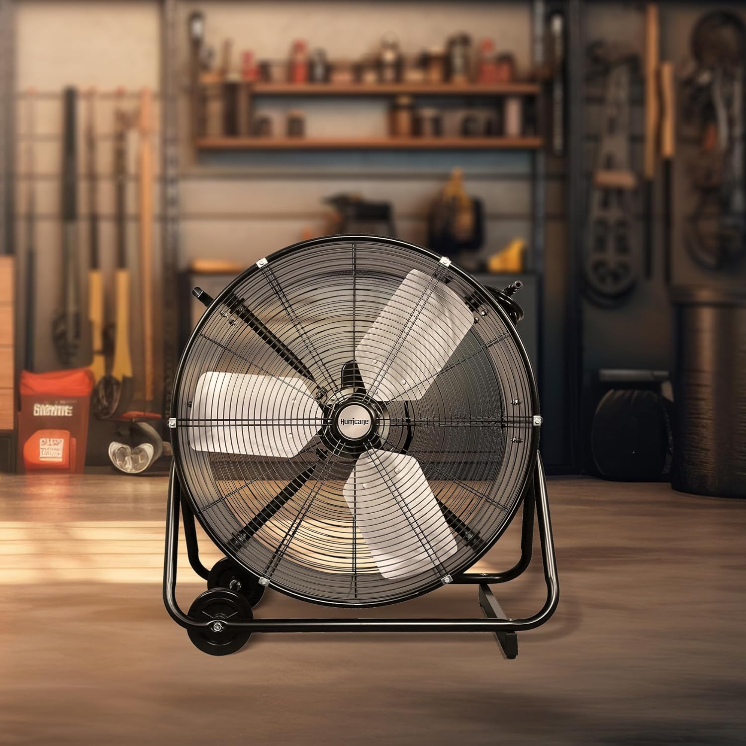 Pro Series Ventilador de tambor inclinable portátil de 24 pulgadas con 3