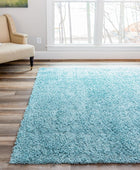 Rugs.com Zermatt Shag Collection - Alfombra cuadrada de 10 pies de largo, color...