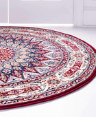 Unique Loom Colección Narenj - Adams - Alfombra redonda de 5 pies 1 pulgada,...