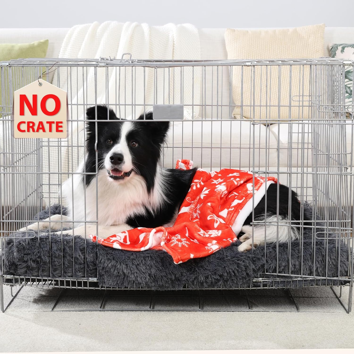 Camas ortopédicas XL para perros de gran tamaño, cama lavable para perros con...