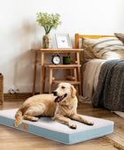 Cama ortopédica para perros medianos, cama impermeable de lujo para perros con...