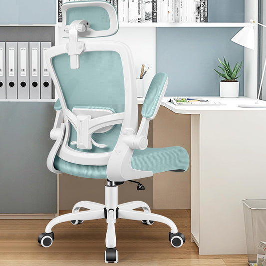 FelixKing Silla de oficina ergonómica, silla de escritorio con reposacabezas y...