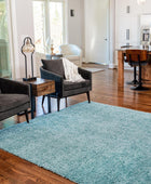 Rugs.com Zermatt Shag Collection - Alfombra cuadrada de 10 pies de largo, color...