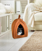 Cama para gatos de tienda de campaña  iglú PAW, beige, Bronceado