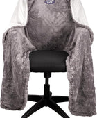 La manta original para silla de oficina de SnuggleBack acogedora y cómoda funda...