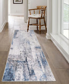 famibay Alfombra de pasillo de 2 x 6 pies con respaldo de goma, moderna...