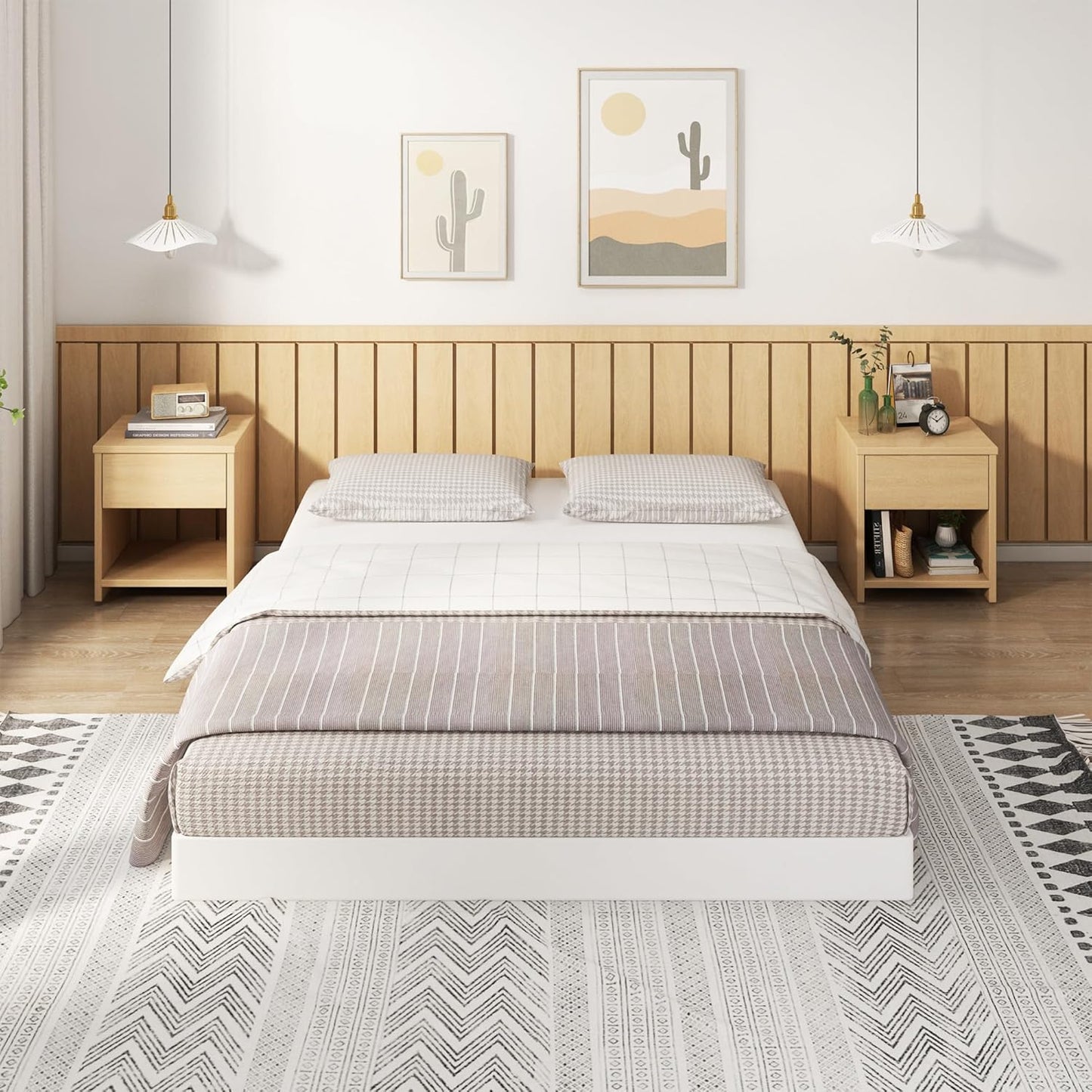EMODA Base de cama King Box Spring de 5 pulgadas, base de colchón de metal
