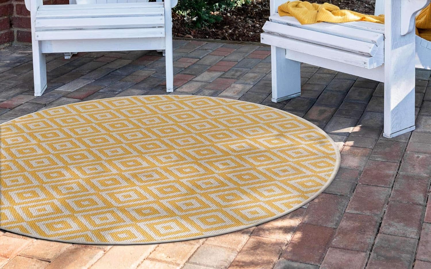 Unique Loom Jill Zarin Outdoor Collection - Alfombra de área - Costa Rica (6...