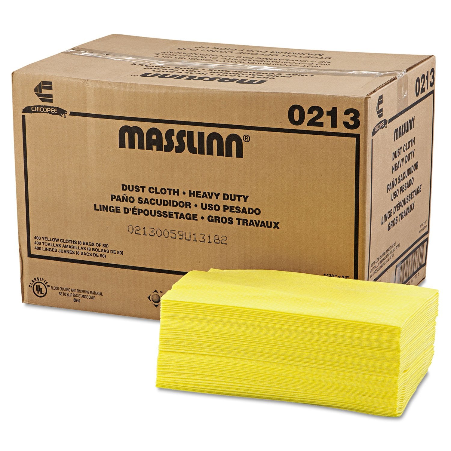 Chix 0213 Masslinn Paños antipolvo, 24 x 16, amarillo, 400cartón