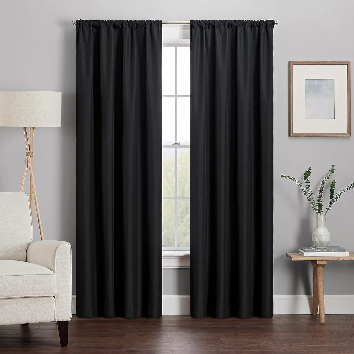 Eclipse Kendall - Cortinas térmicas blackout modernas con pasabarras para...