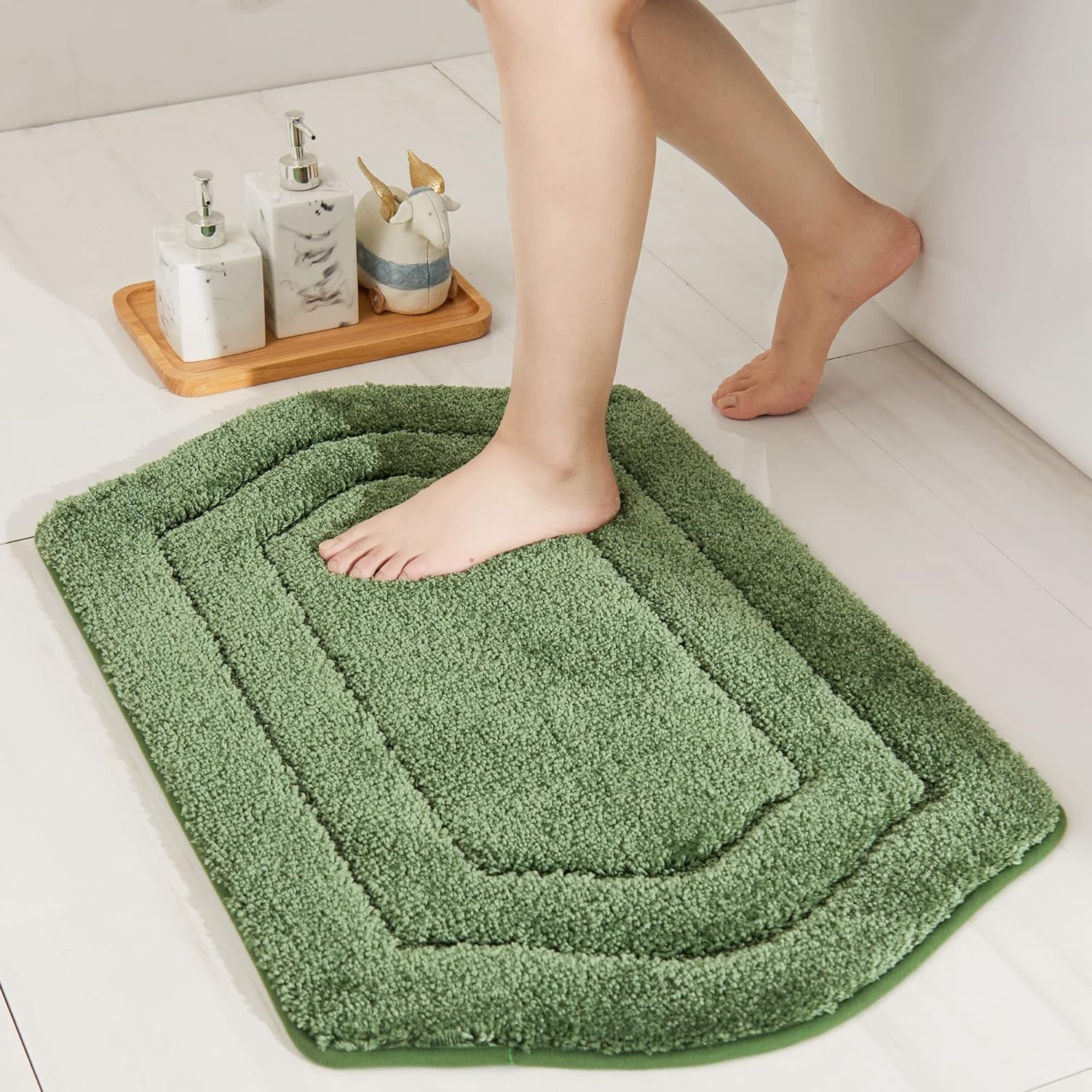 COSY HOMEER - Alfombras extra gruesas para el baño, tapetes de baño...