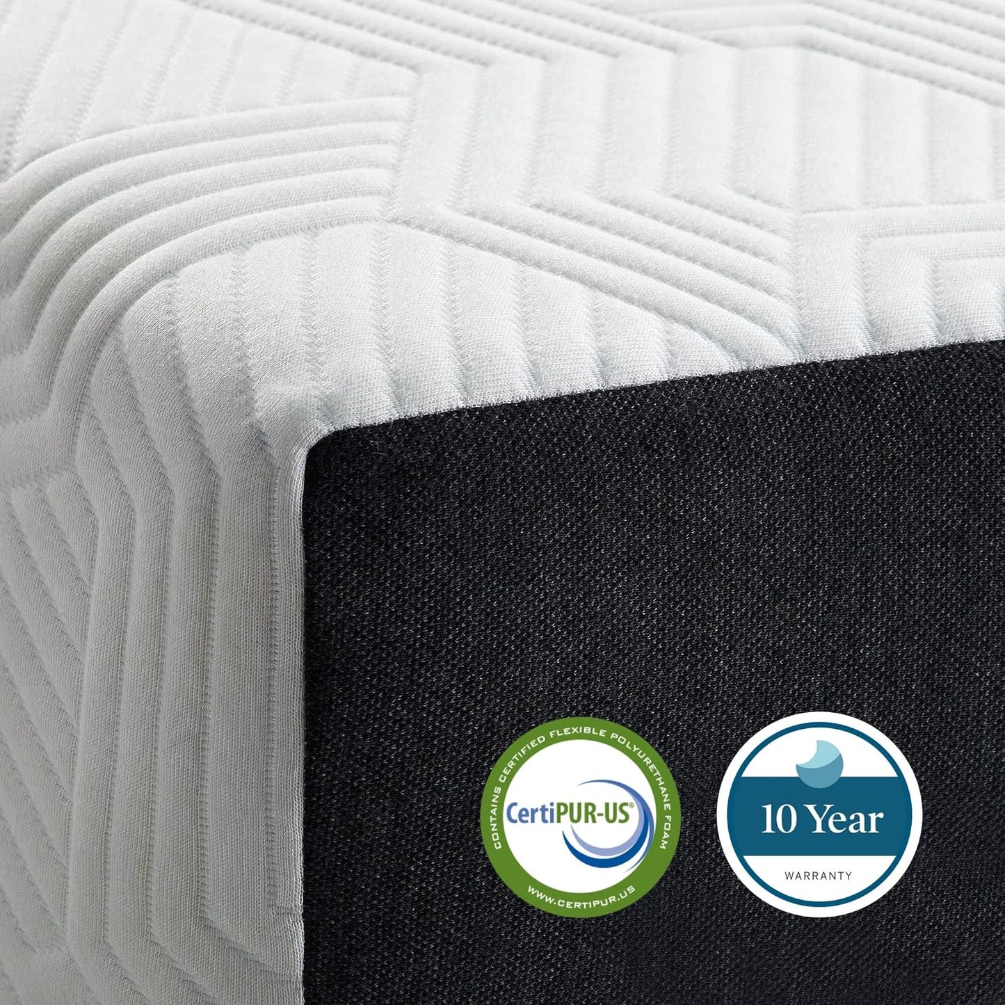Colchón de espuma viscoelástica, Memory Foam, Blanco