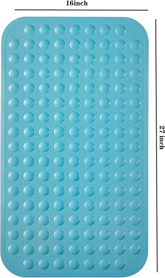 Yanzifly Tapete de baño antideslizante para bañera de silicona, suave y seguro,...
