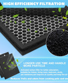 Paquete de 2 filtros de carbón activado FZ-A80DFU, compatible con purificador...