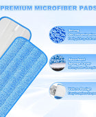 Almohadillas de repuesto para trapeador compatibles con Swiffer PowerMop,...
