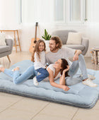 MIRUO Colchón de futón japonés, colchoneta para dormir, colchones de camping...