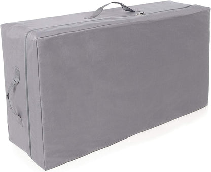 Funda de transporte de poliéster para colchón de tres pliegues, se adapta a