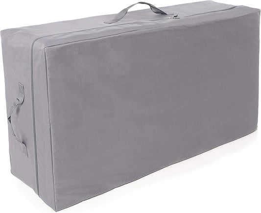 Funda de transporte de poliéster para colchón de tres pliegues, se adapta a