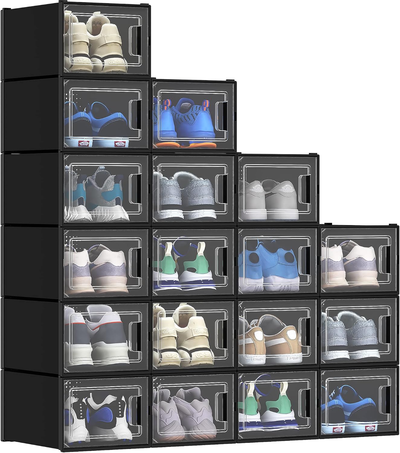 YITAHOME - Caja de almacenamiento de zapatos, tamaño M, 18 organizadores de...