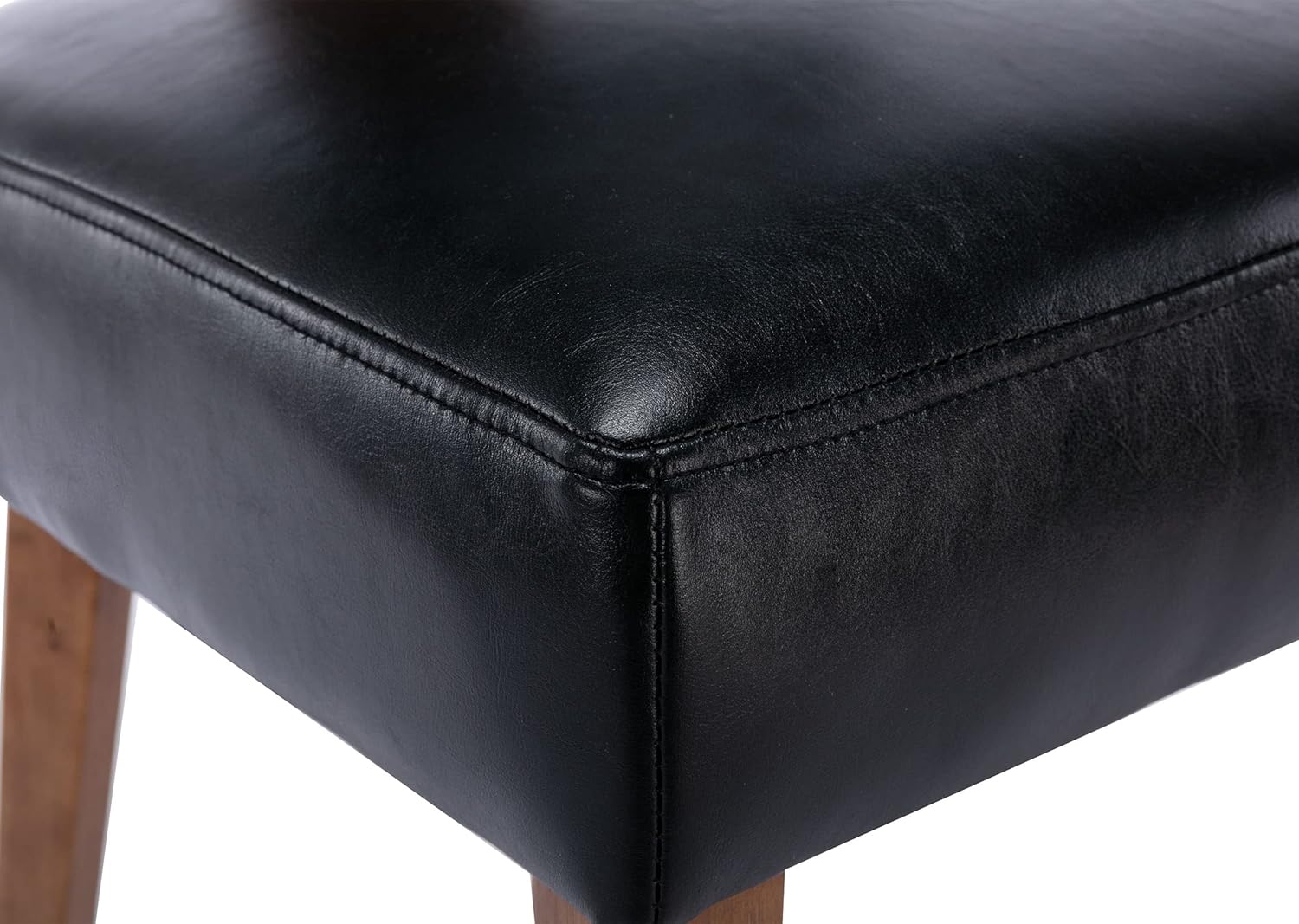 VESCASA Sillas de comedor tapizadas con patas de madera, sillas de comedor...