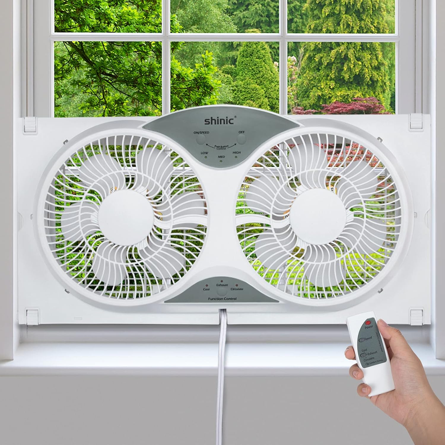 shinic Control remoto para ventilador de ventana para BP2-9A (310R)