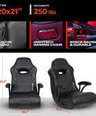 X Rocker Video Gaming Chair for Adults, XL Floor Rocker Chair with Built-in...